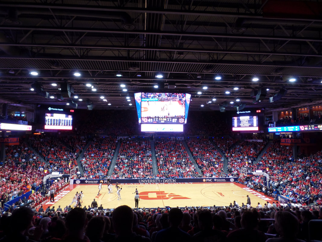 Section 109 at University of Dayton Arena 